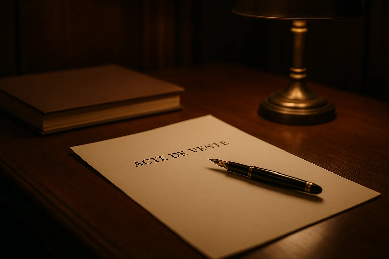 Signature de l acte authentique de vente en VEFA chez le notaire