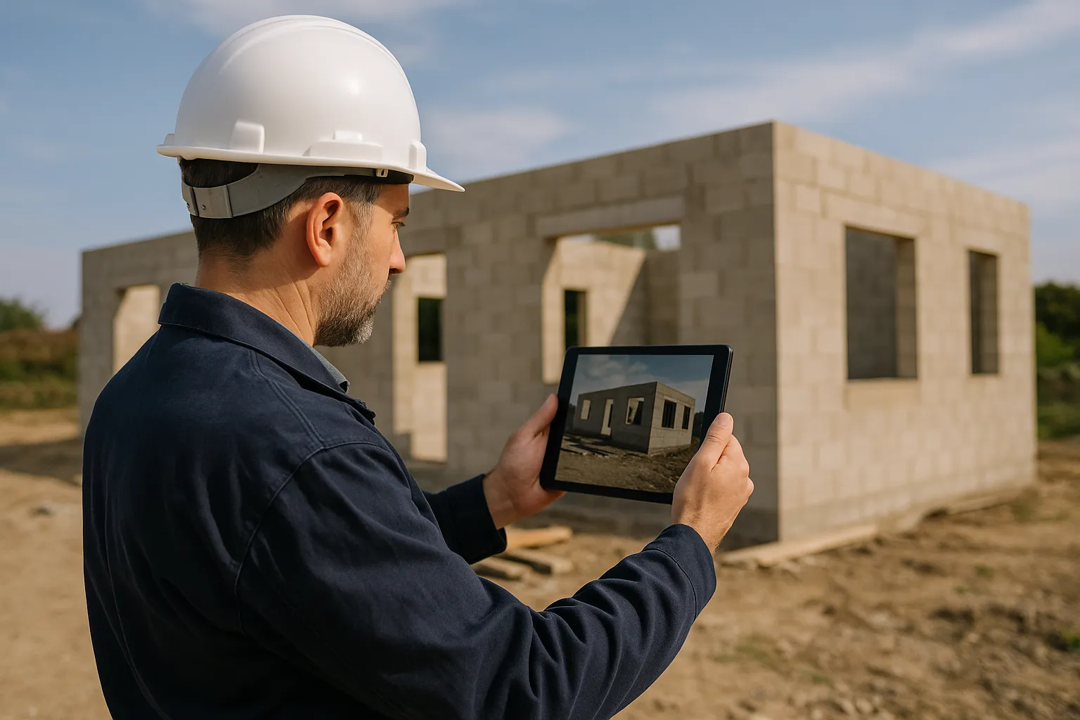 Constat d expert fixant l etat d avancement reel du chantier