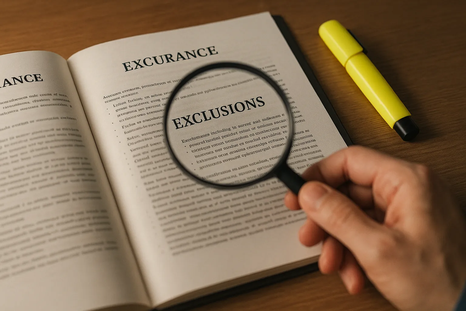 Les exclusions doivent etre formelles, limitees et tres apparentes