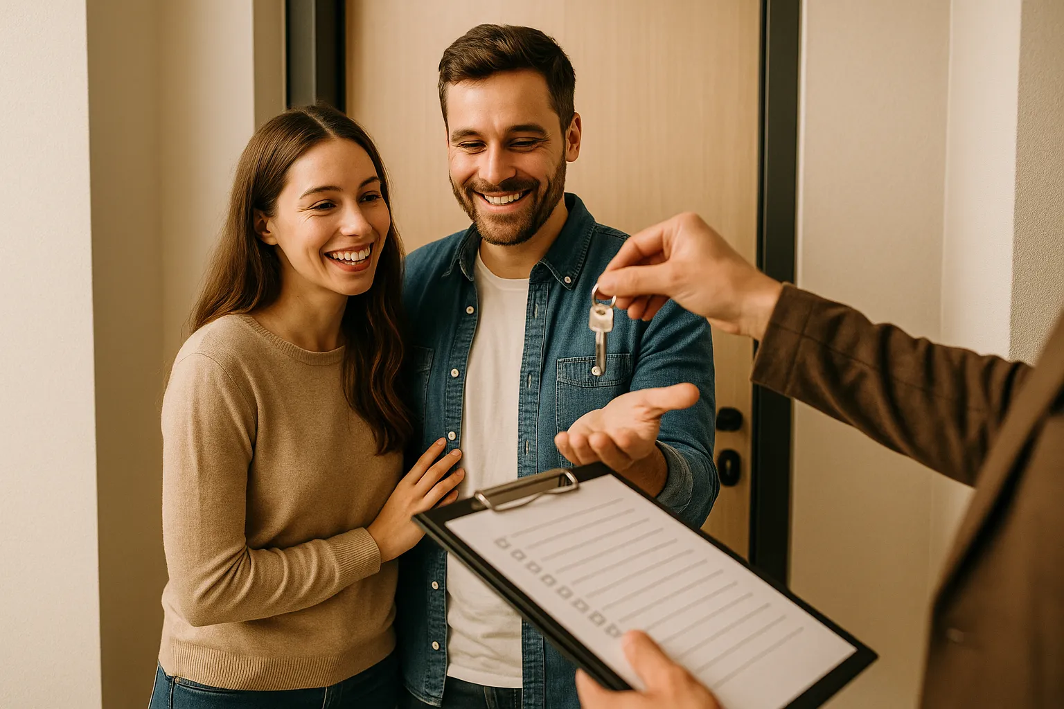Remise des clefs et proces verbal de livraison d un appartement en VEFA