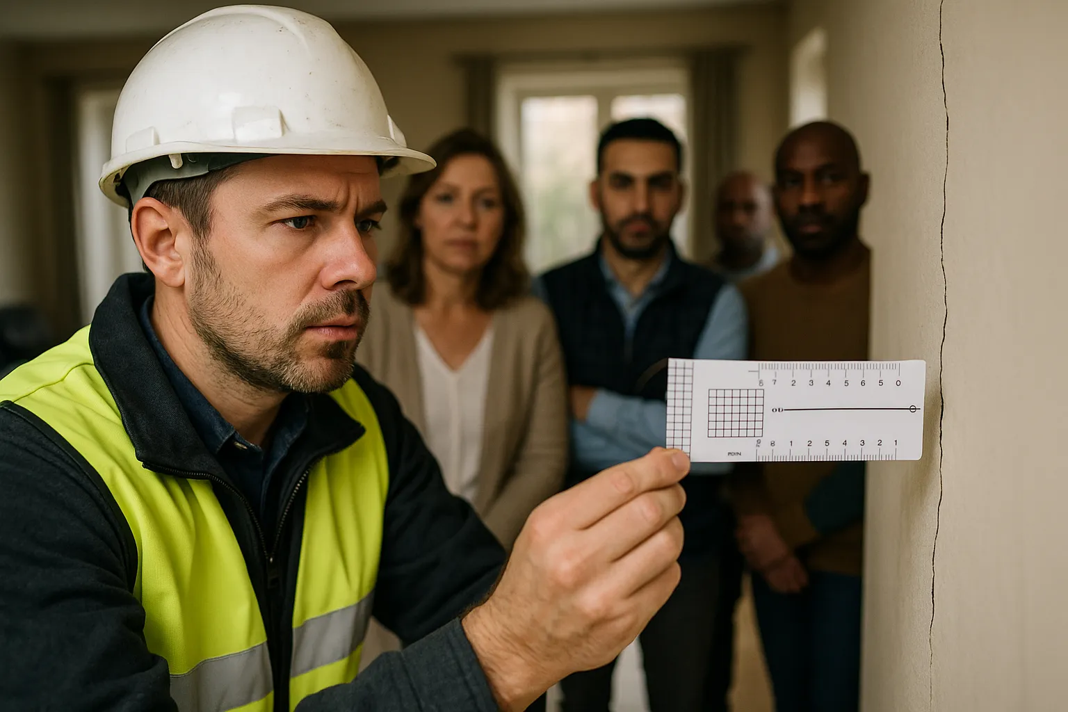 L expert conduit les operations : mesures, ecoute, points d accord et de desaccord