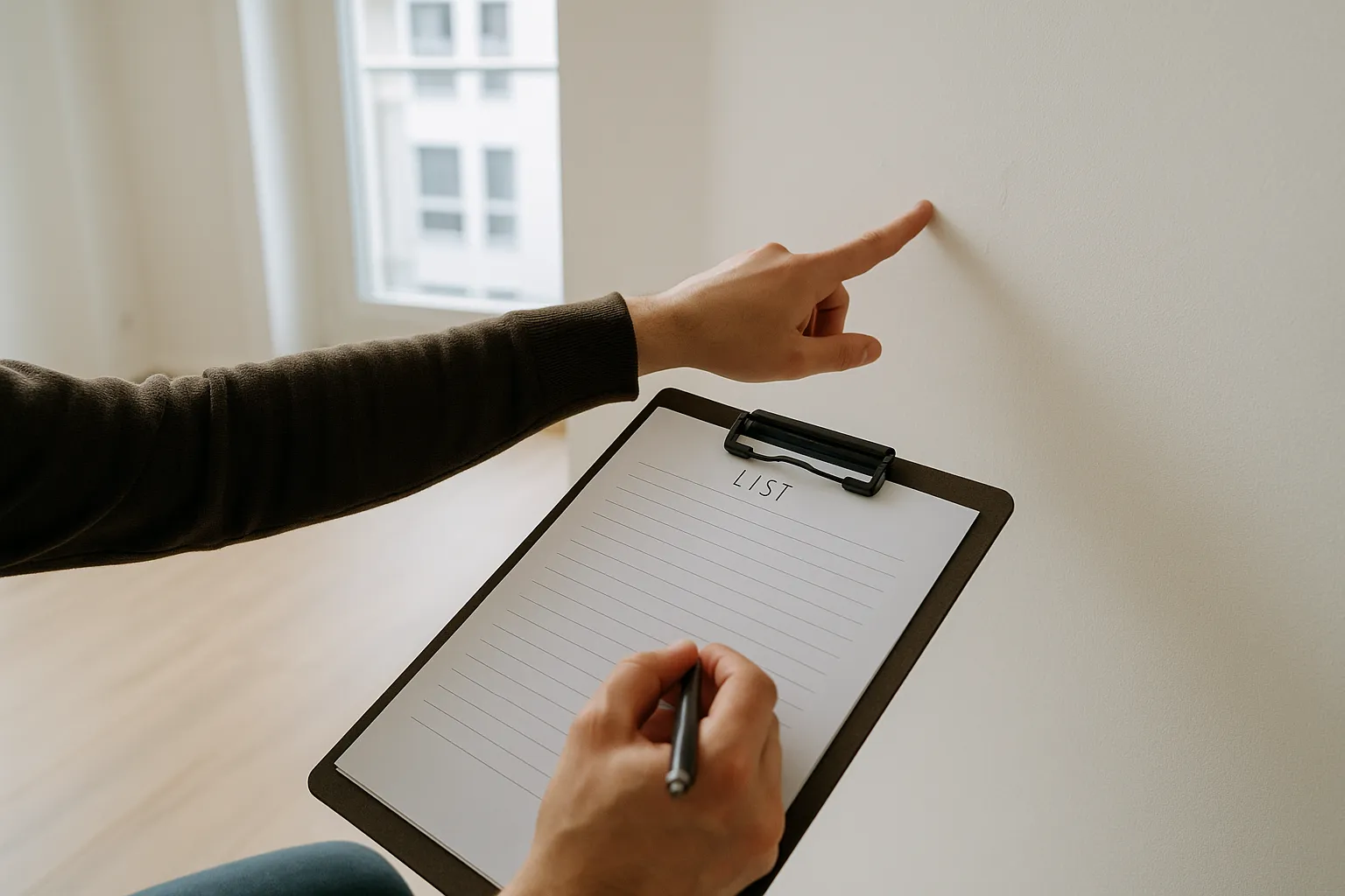 Redaction des reserves precises au proces verbal de livraison