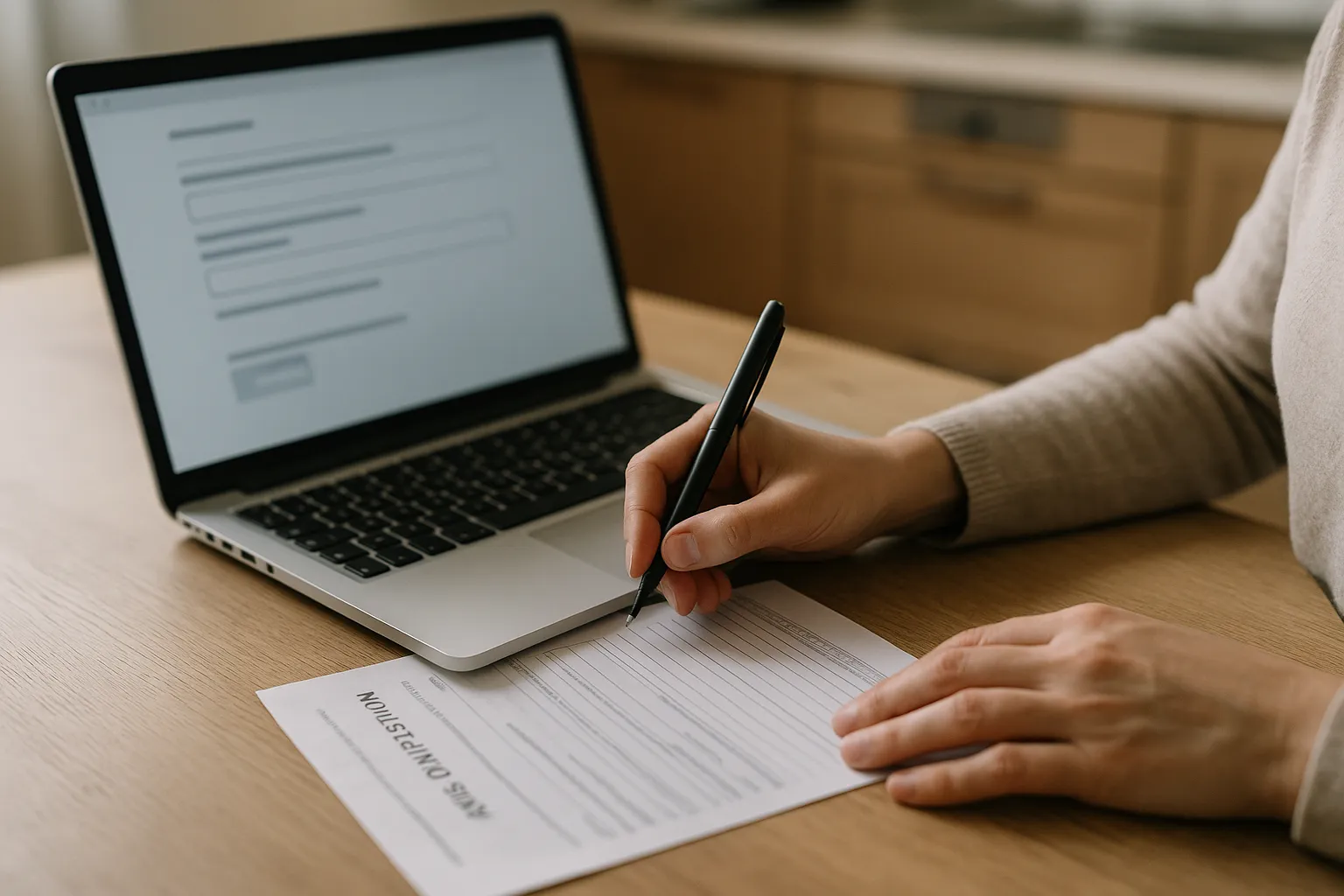 Verification d eligibilite a une aide sur un ordinateur portable